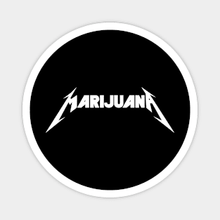 Marijuana Metal logo Magnet